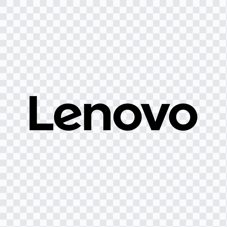 Lenovo black wordmark SVG