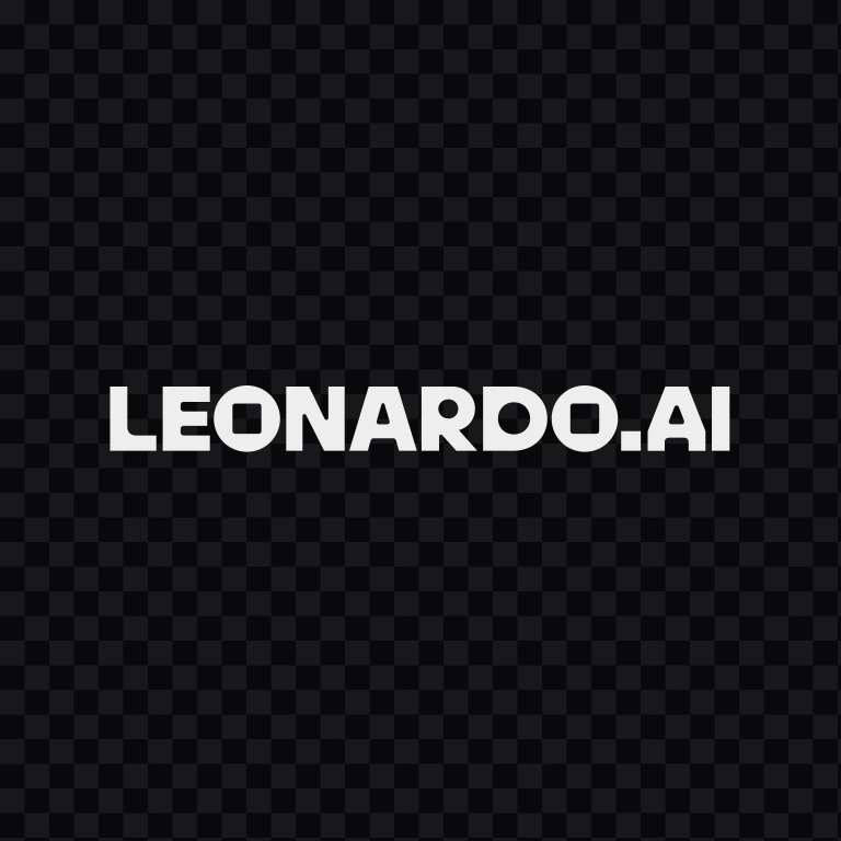 wordmark Leonardo putih SVG