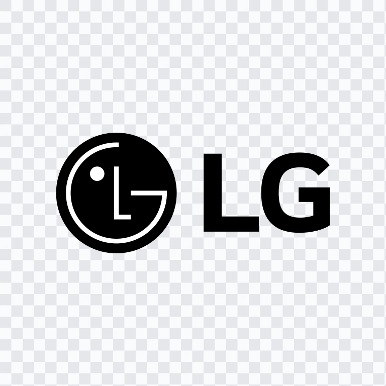LG black logo SVG
