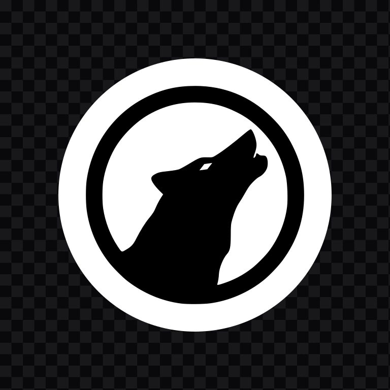 LibreWolf white logo SVG