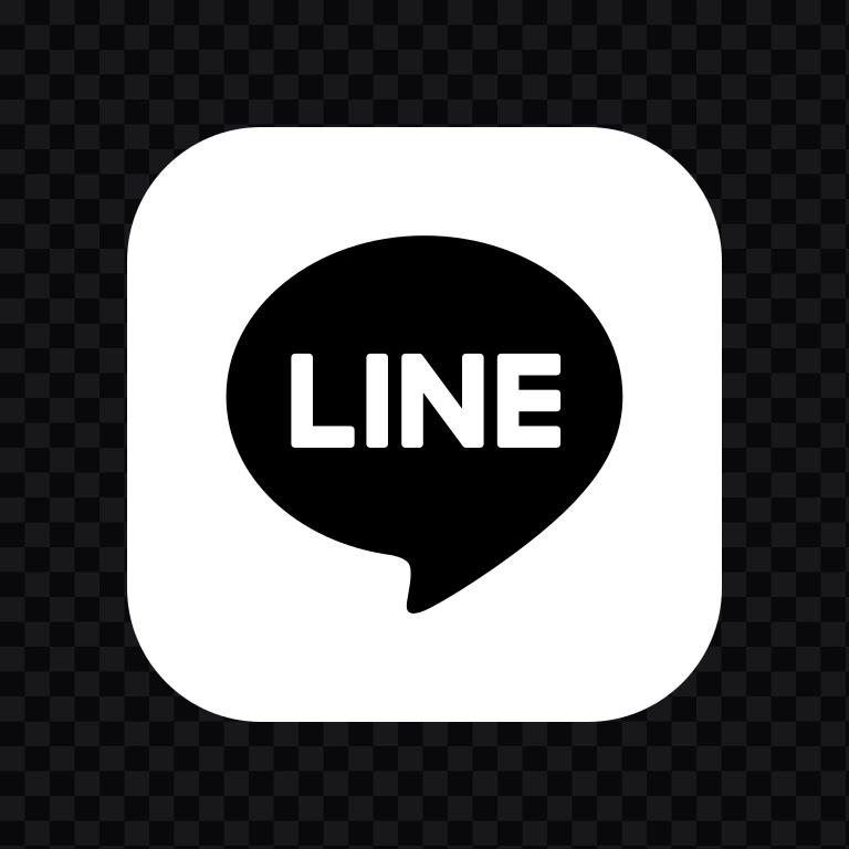 LINE white logo SVG