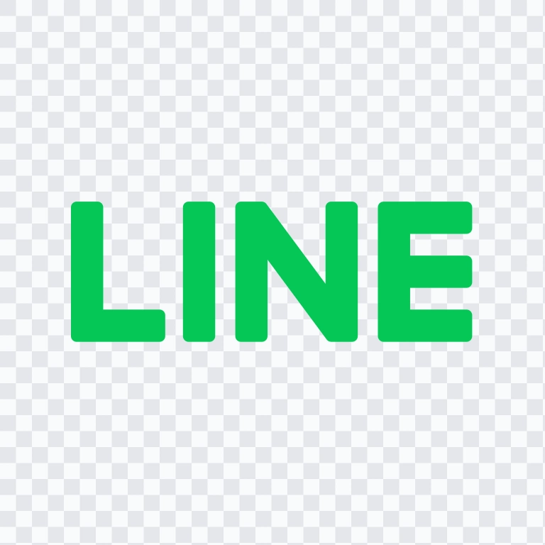 LINE colored wordmark SVG
