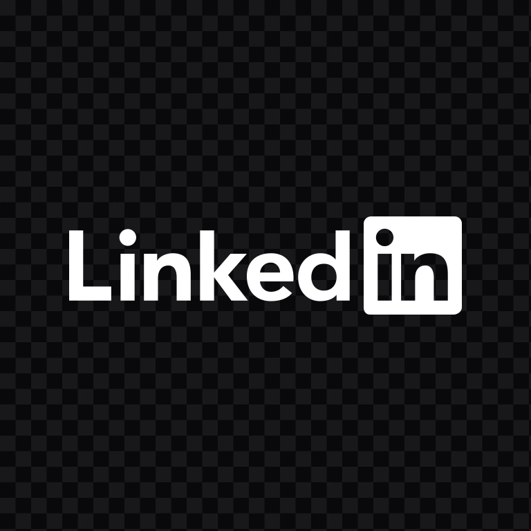 LinkedIn white logo SVG