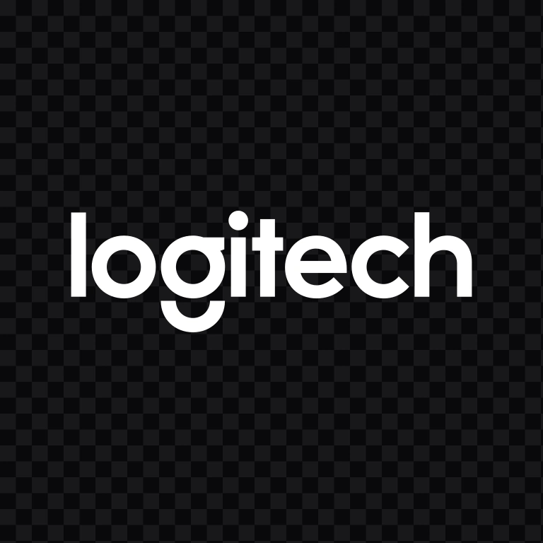 logo Logitech putih SVG