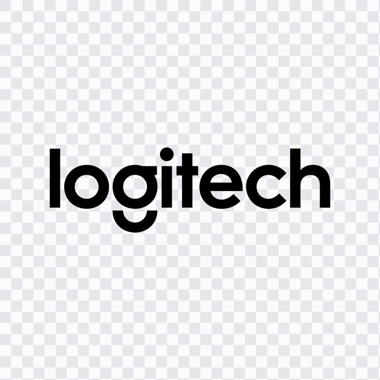 logo Logitech hitam SVG