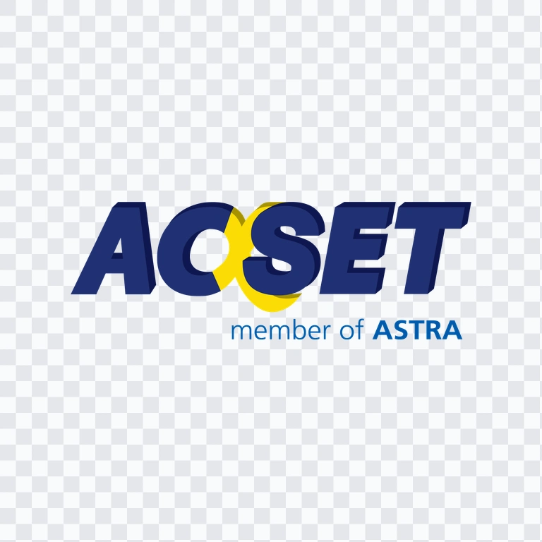 Acset Indonusa colored logo PNG