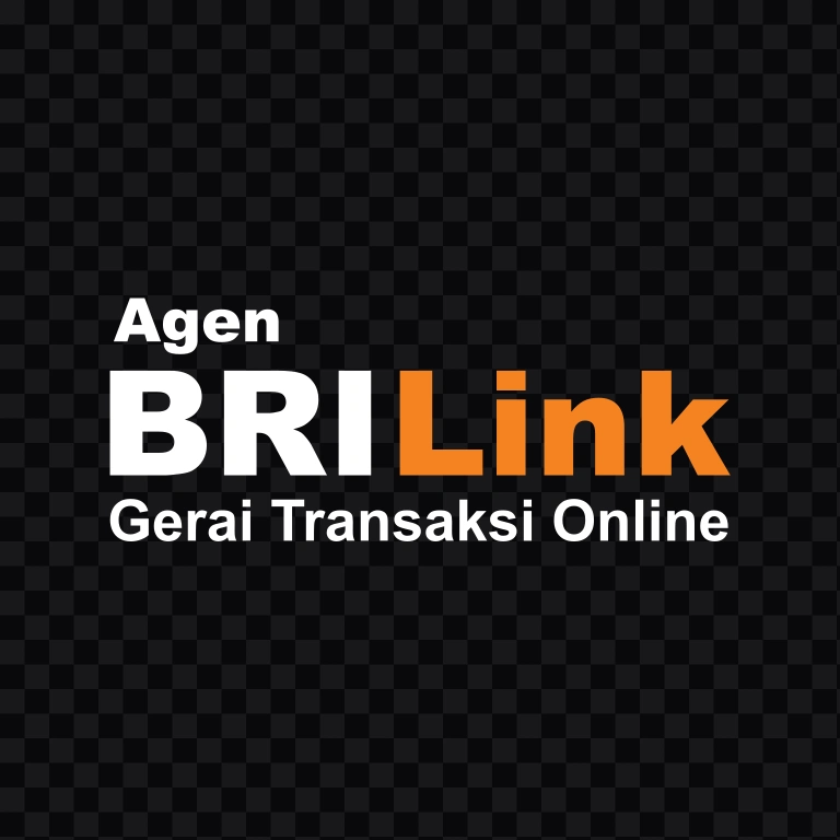 Agen BRILink white logo SVG