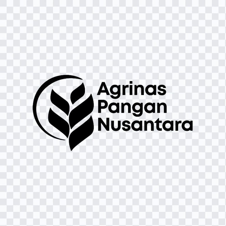 Agrinas Pangan Nusantara black logo PNG
