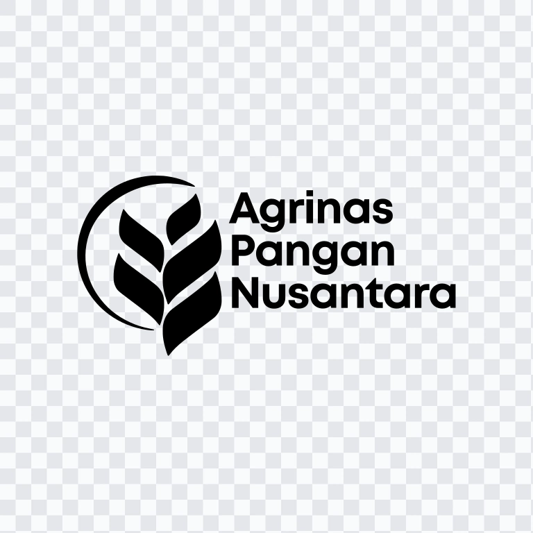 logo Agrinas Pangan Nusantara Horizontal hitam SVG