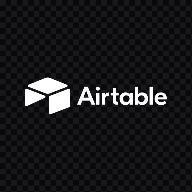 Airtable white logo SVG