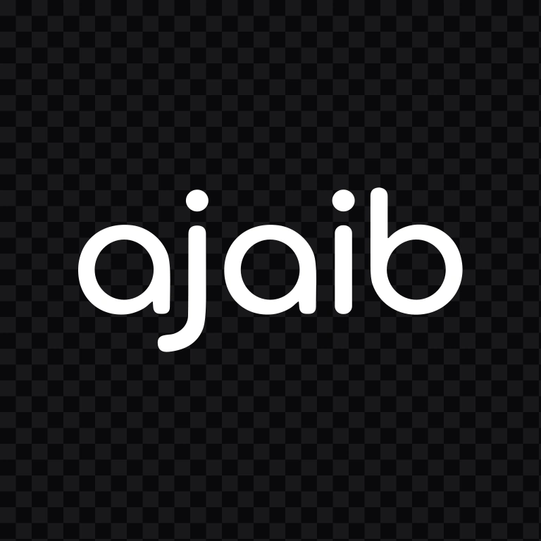 wordmark Ajaib putih SVG