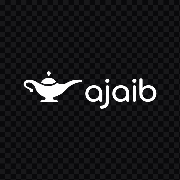 logo Ajaib putih SVG