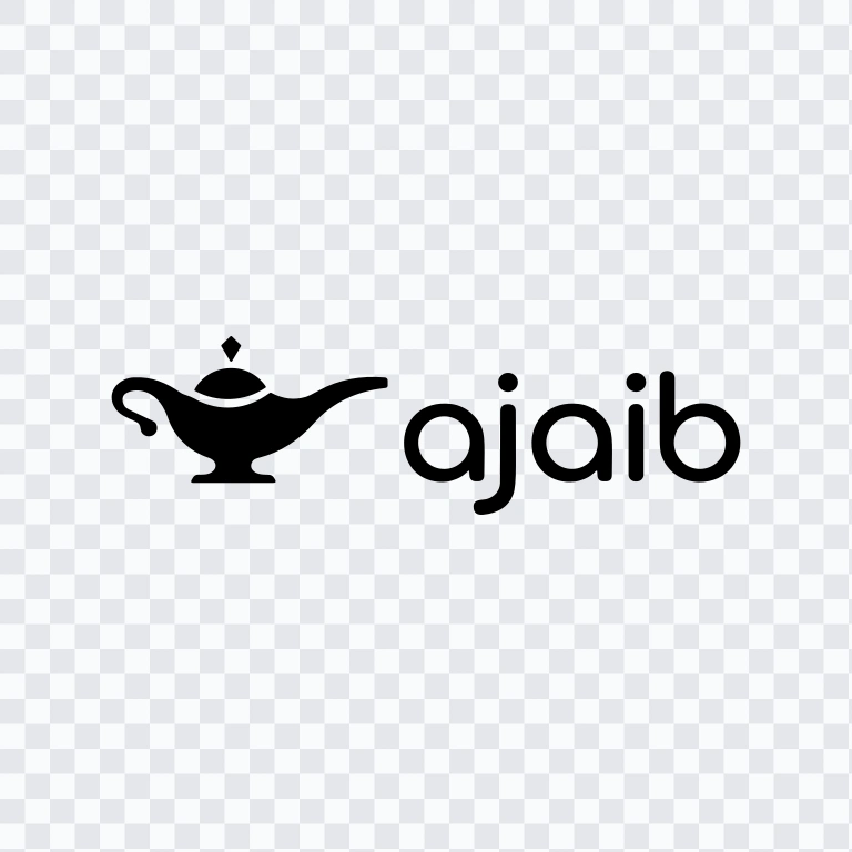 logo Ajaib hitam SVG