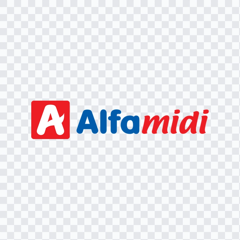 logo Alfamidi berwarna PNG