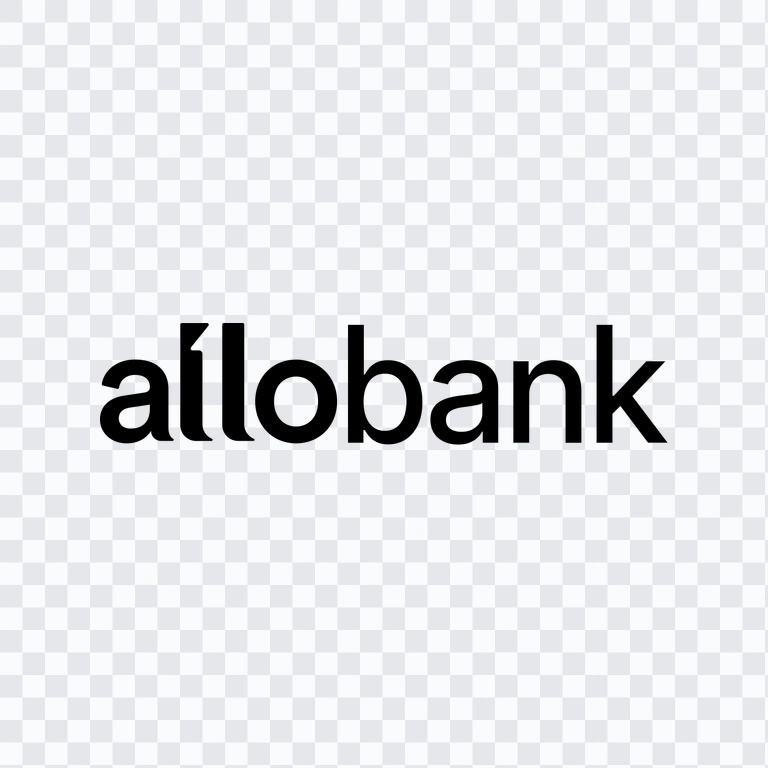 Allo Bank black logo PNG
