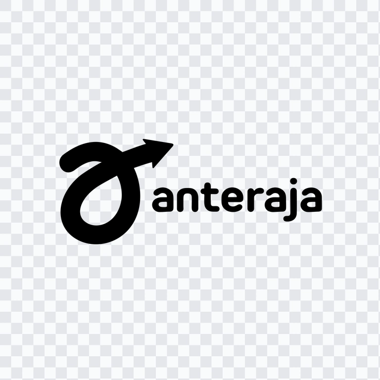 logo Anteraja hitam PNG