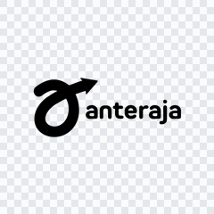 Anteraja black logo PNG