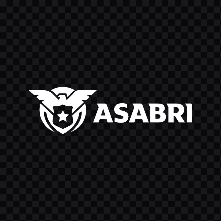 Asabri white logo PNG