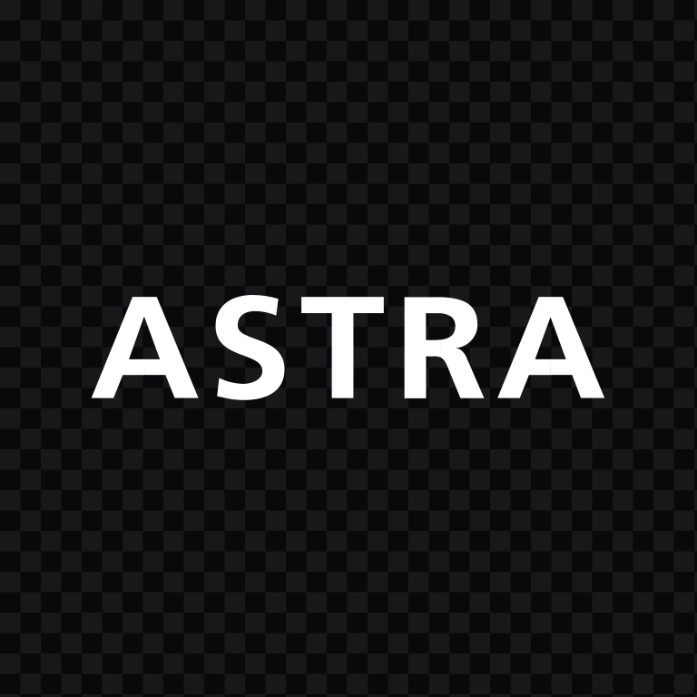 Astra white wordmark SVG