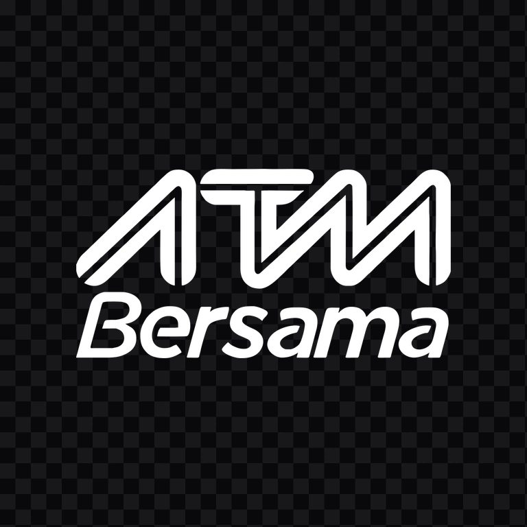 logo ATM Bersama putih PNG