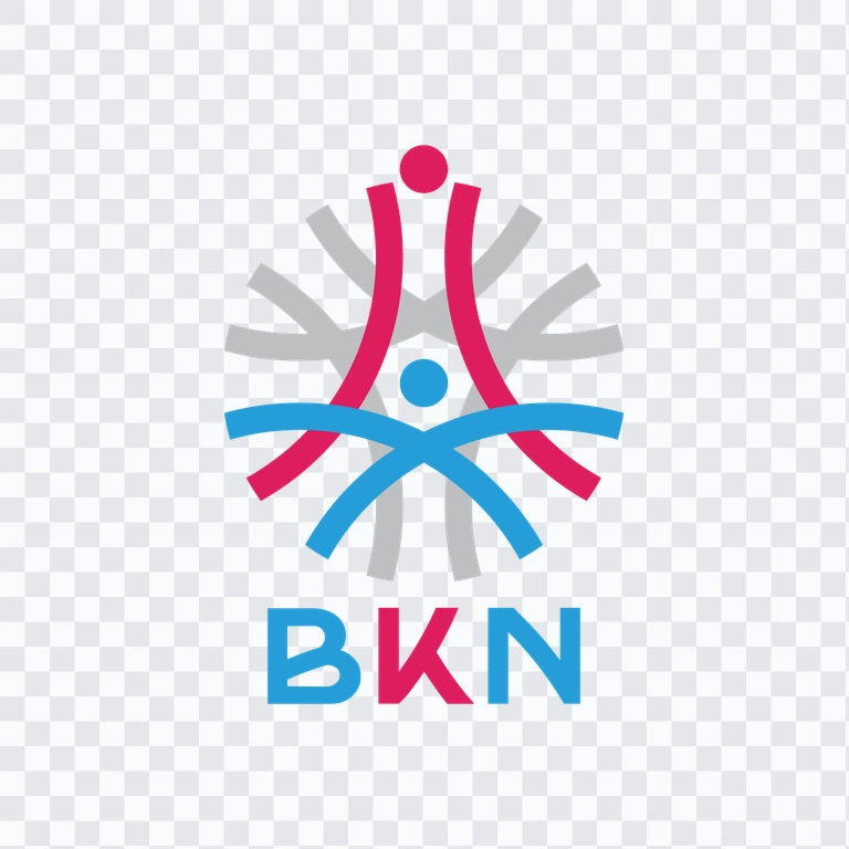 Badan Kepegawaian Negara (BKN) colored logo PNG