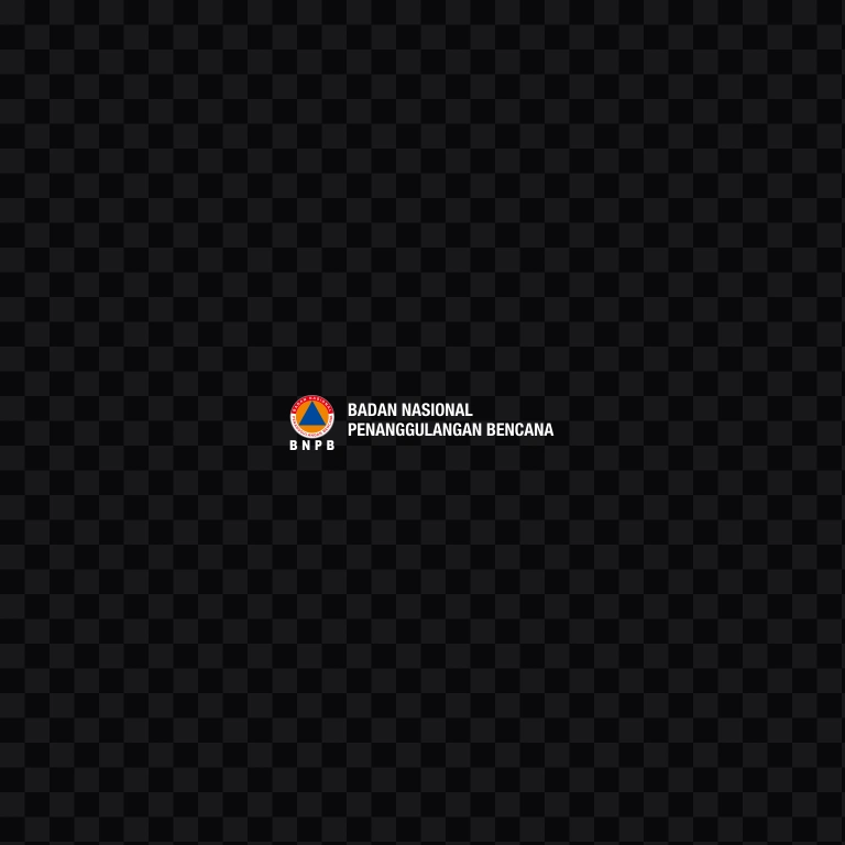 Badan Nasional Penanggulangan Bencana (BNPB) white logo PNG