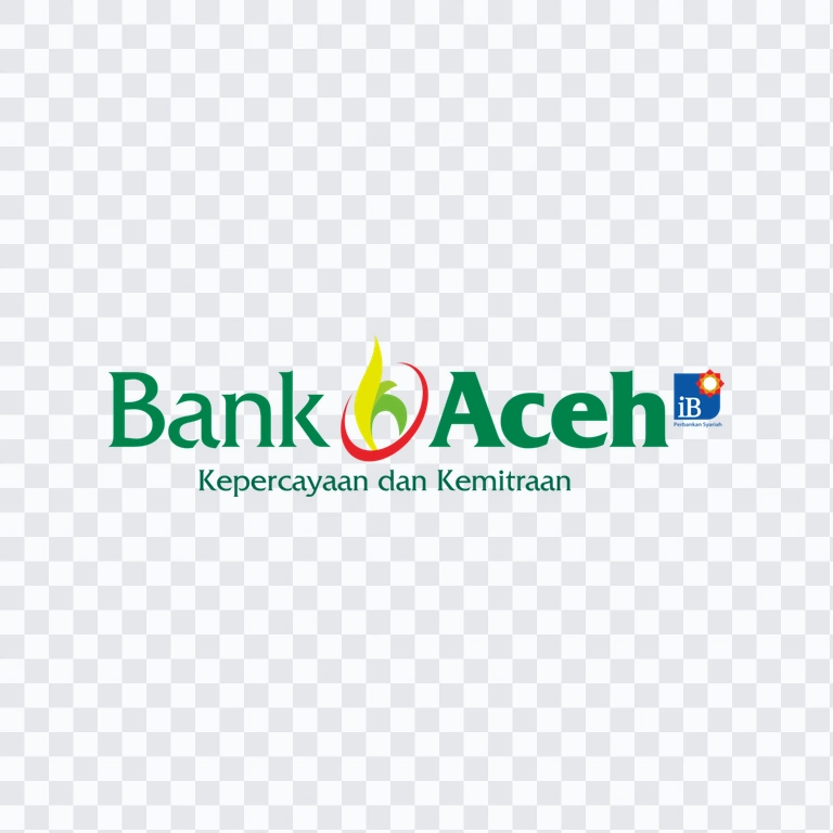 Bank Aceh colored logo PNG