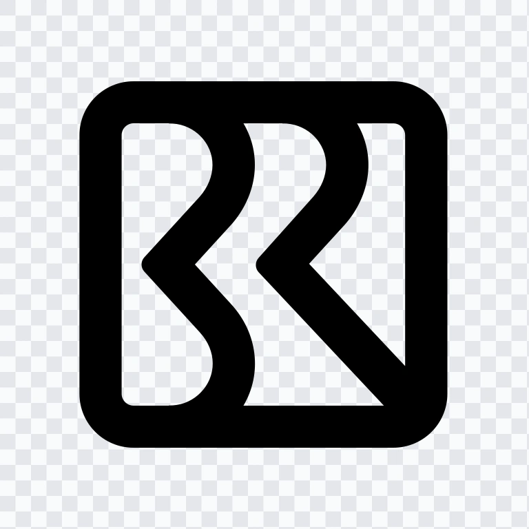 Bank Rakyat Indonesia (BRI) Square black logo SVG