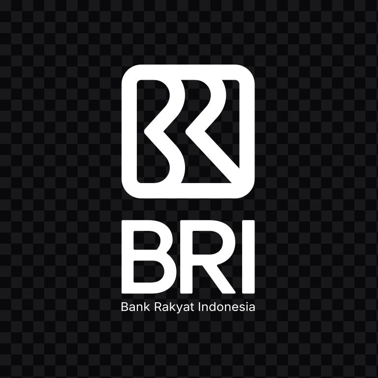 Bank Rakyat Indonesia (BRI) Vertical white logo SVG