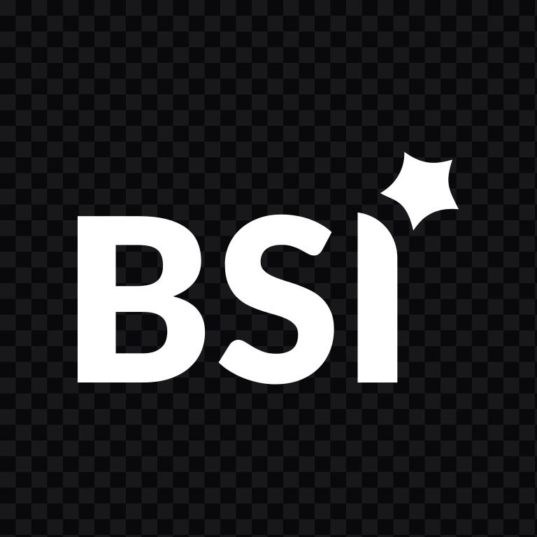 Bank BSI Square white logo SVG
