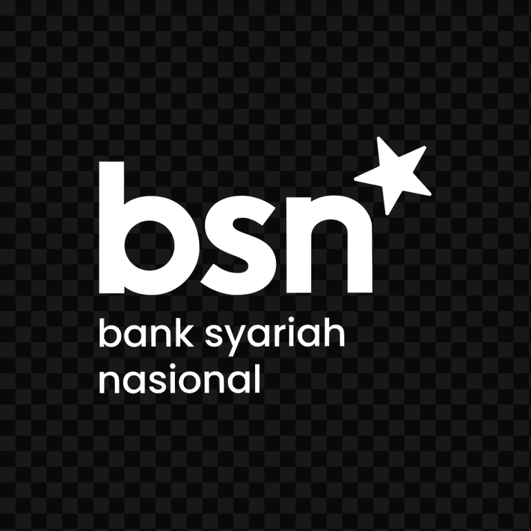 Bank BSN white logo PNG