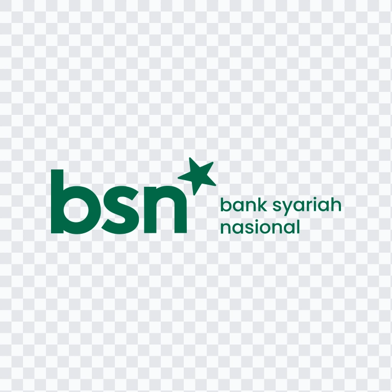 Bank BSN Horizontal With Full Name colored logo SVG