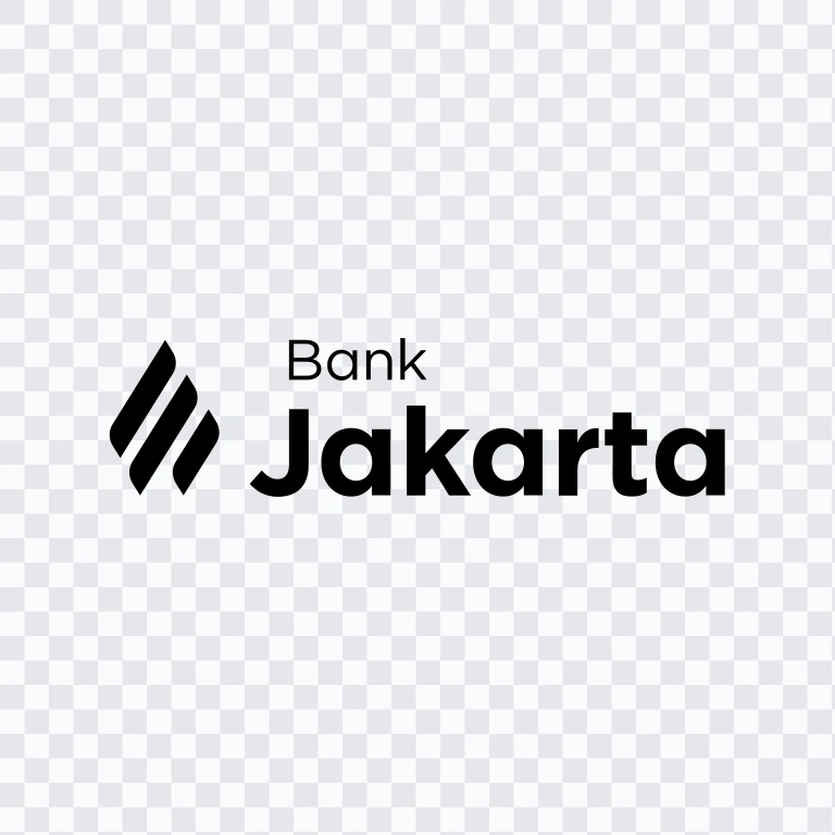 Bank DKI Jakarta Horizontal black logo SVG