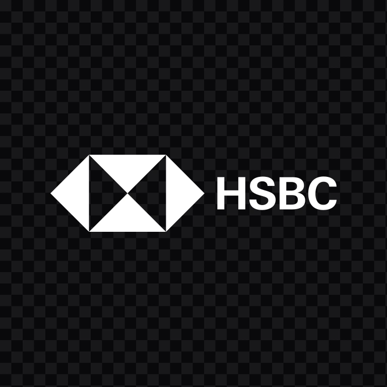 HSBC Bank light logo SVG