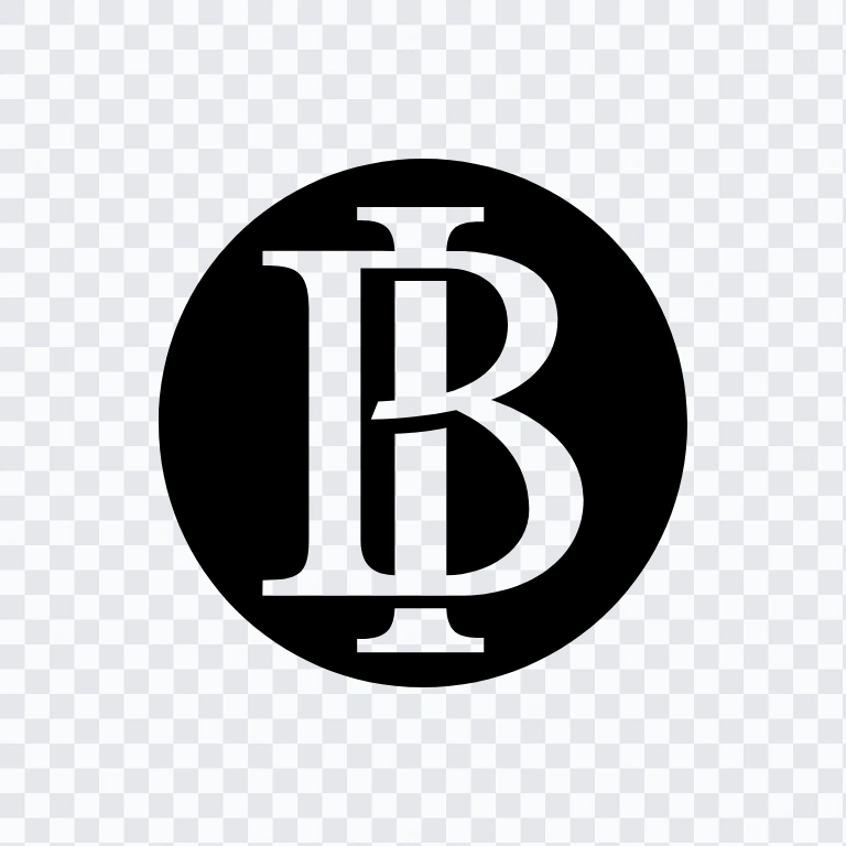 ikon Bank Indonesia hitam PNG