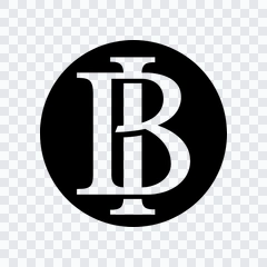 ikon Bank Indonesia hitam PNG