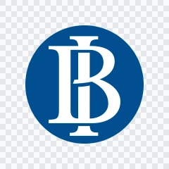 ikon Bank Indonesia berwarna SVG