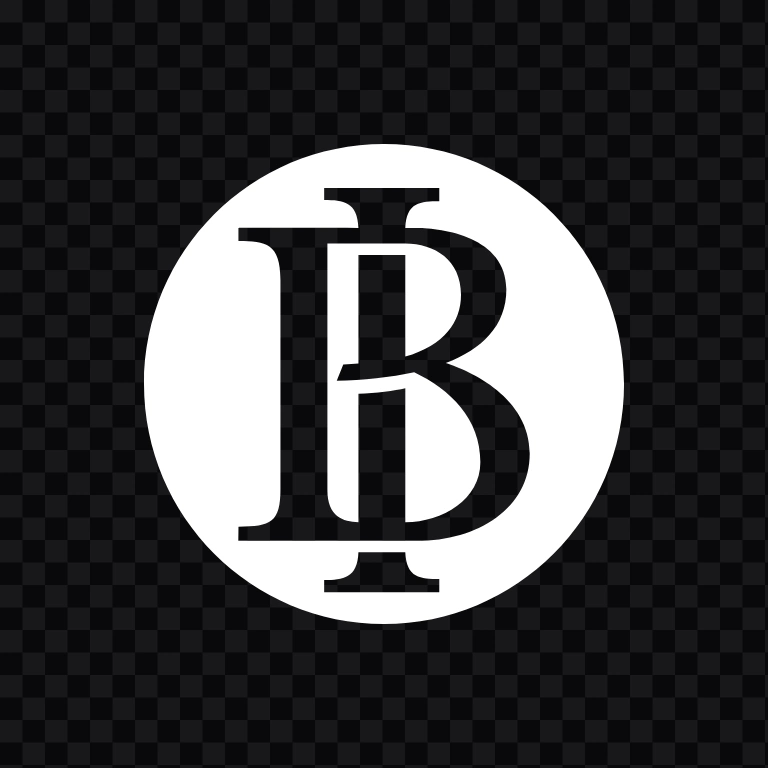 logo Bank Indonesia putih PNG