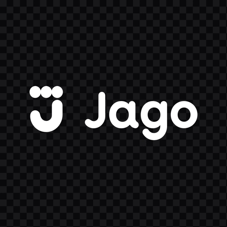 Bank Jago white logo PNG