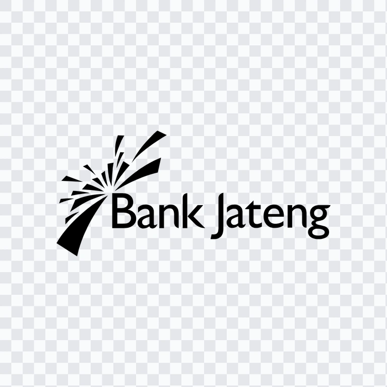 Bank Jateng black logo PNG