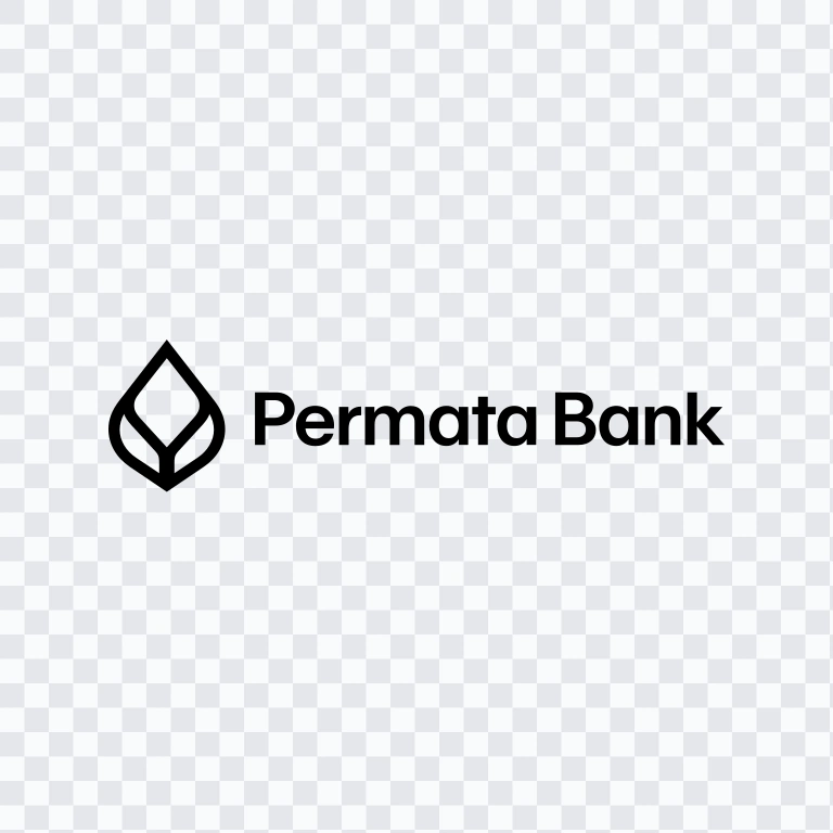 Permata Bank black logo SVG