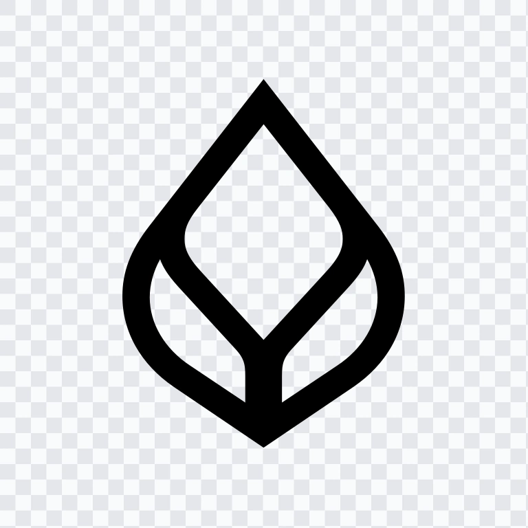 Permata Bank black icon SVG