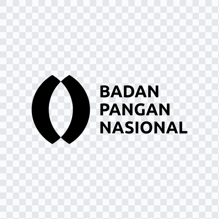 logo Badan Pangan Nasional / Bapanas hitam PNG