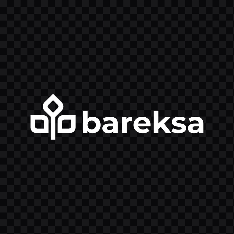 Bareksa white logo SVG