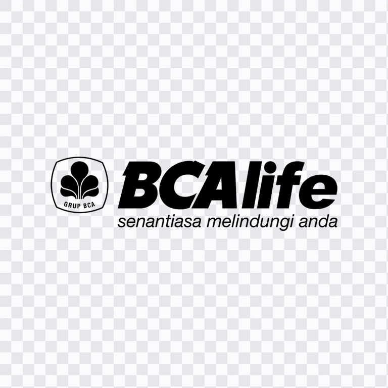 logo BCA Life hitam PNG