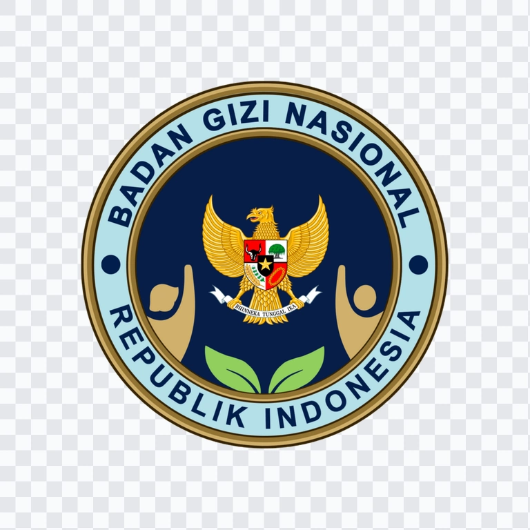 Badan Gizi Nasional (BGN) colored logo PNG