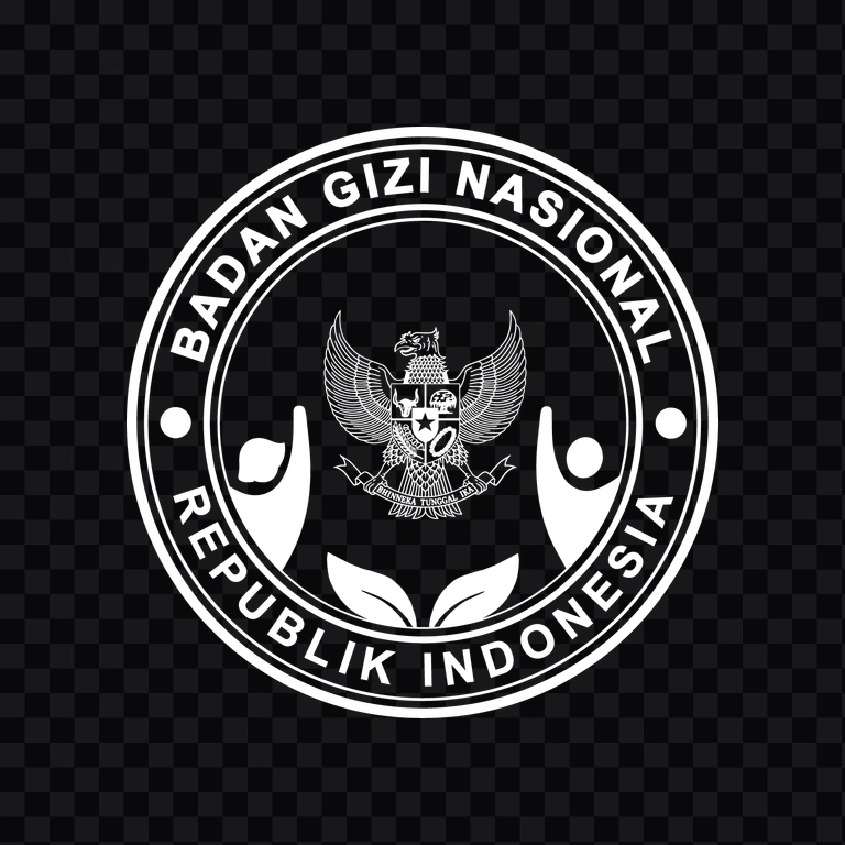 Badan Gizi Nasional (BGN) white logo PNG