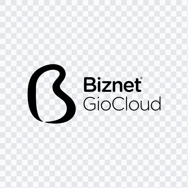 Biznet Gio black logo PNG