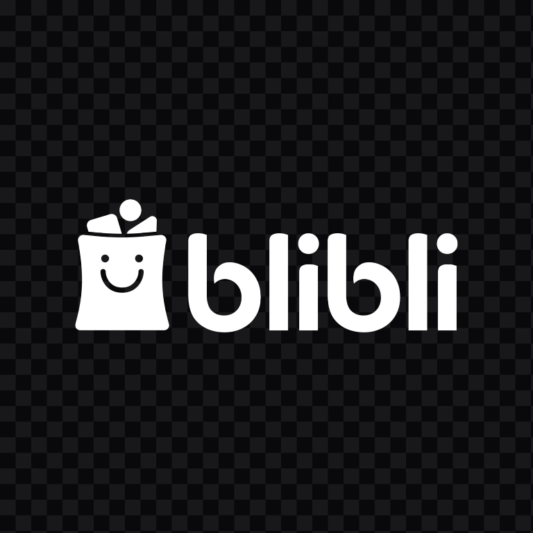 logo Blibli putih PNG