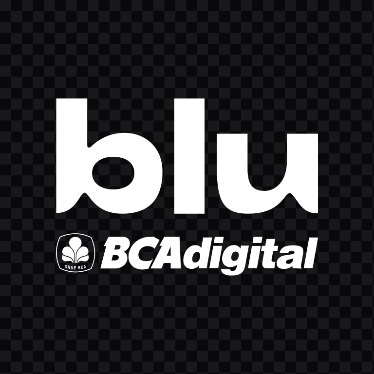blu by BCA Digital white logo SVG